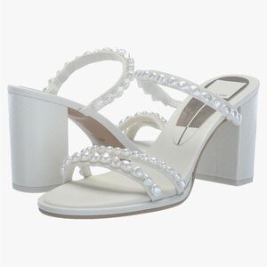 Dolce Vita women's Barrit Pearl Slide Sandal Size 7.5